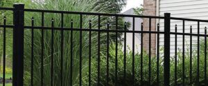 Aluminum fencing installation